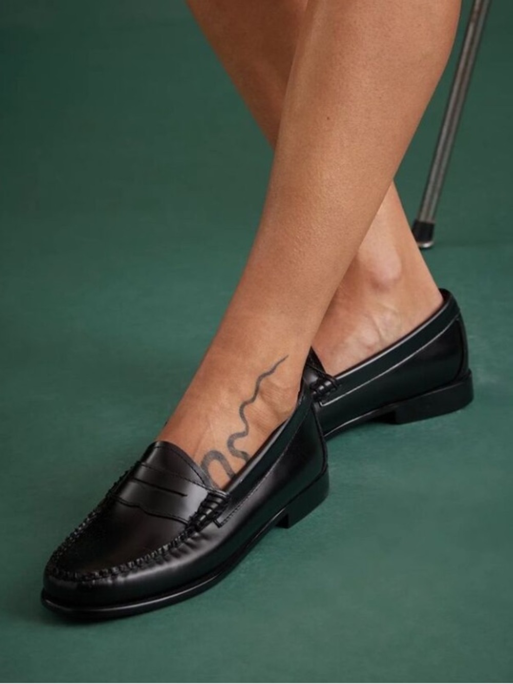 G.H Bass Co. Logan Black
Leather Women's Penny
Loafers Classic Black Size 7 - Picture 1 of 16